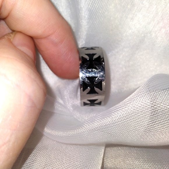 Other - Men's stainless steel cross Ring